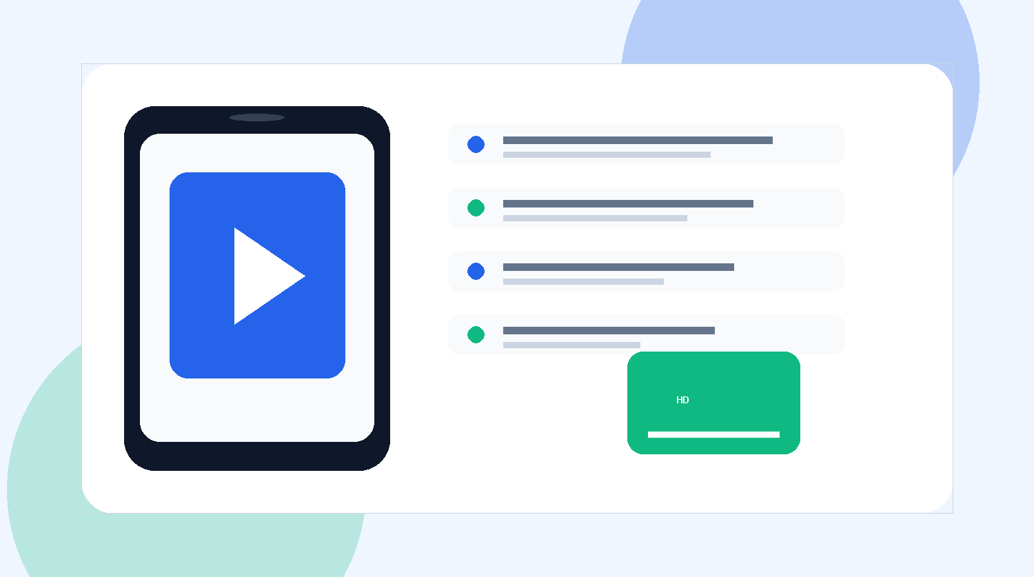 Ilustración del descargador de TikTok MP4